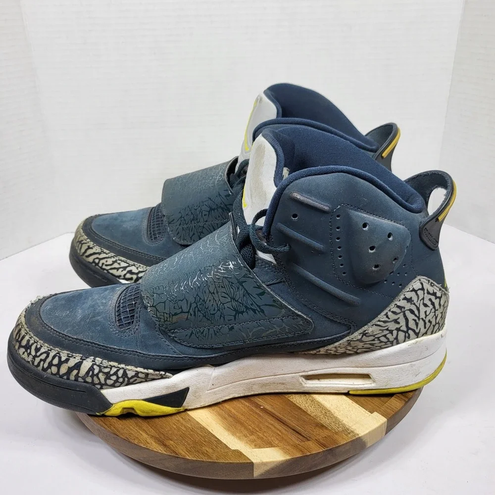 Jordan Son of Mars Mens 11.5 Midnight Navy Good Elephant Print 512245-405